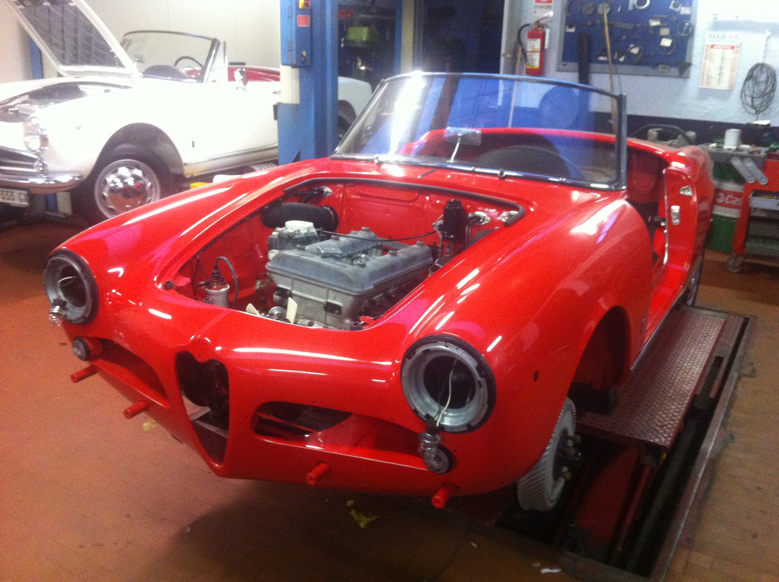 Restauro Giulietta Spider